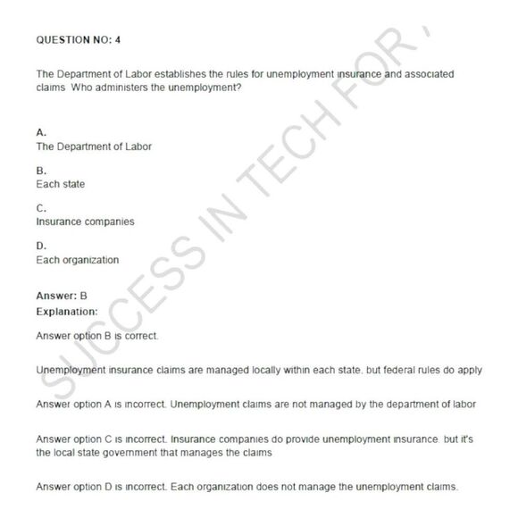 Printout HRCI SPHR Professional in Human Resources Exam Study Guide - Picture 5 of 6